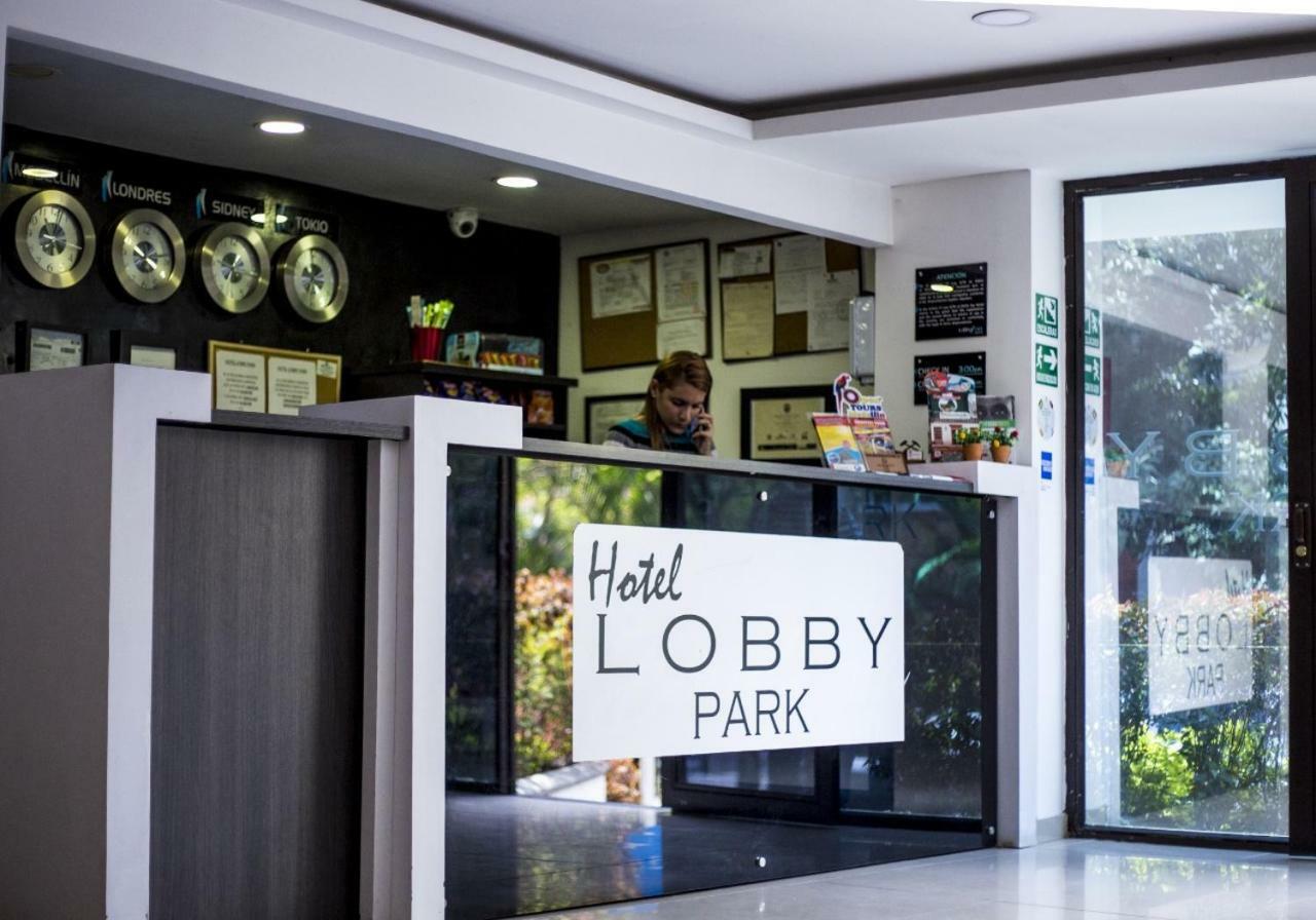 Lobby Park Hotel Medellin Ngoại thất bức ảnh